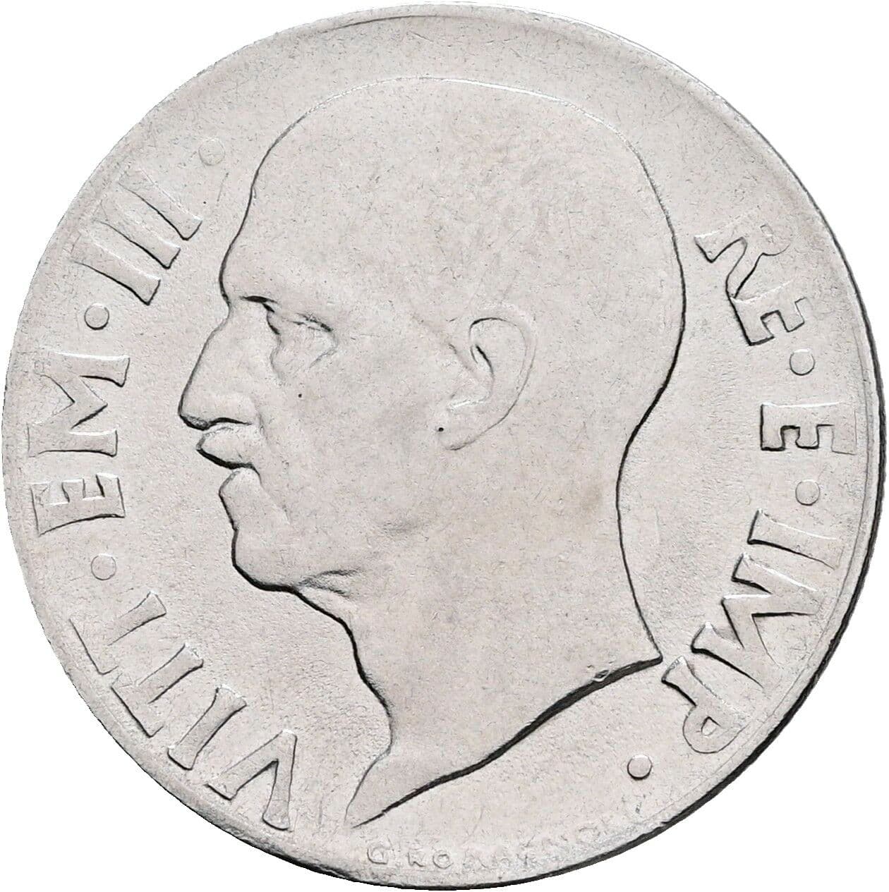 20 Centesimi Vittorio Emanuele III. 1900-1946 1940 – Vorderseite