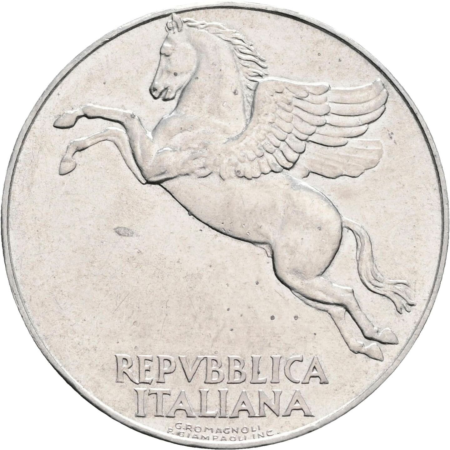 10 Lire 1950 – Rückseite