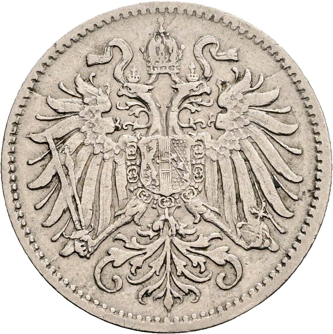 10 Heller Franz Joseph I. 1848-1916 1893 – Rückseite
