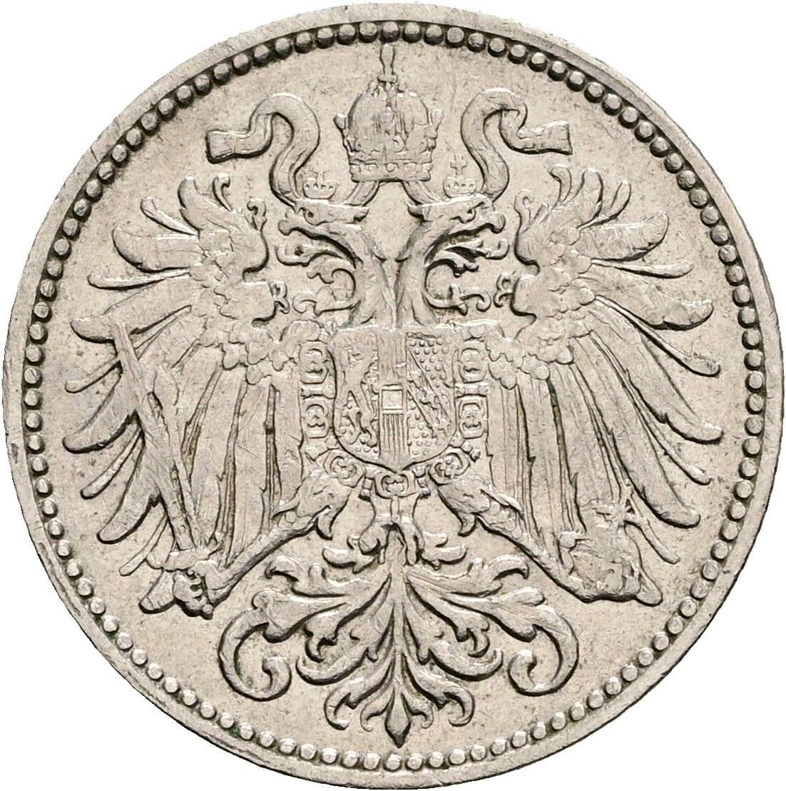 10 Heller Franz Joseph I. 1848-1916 1910 – Rückseite