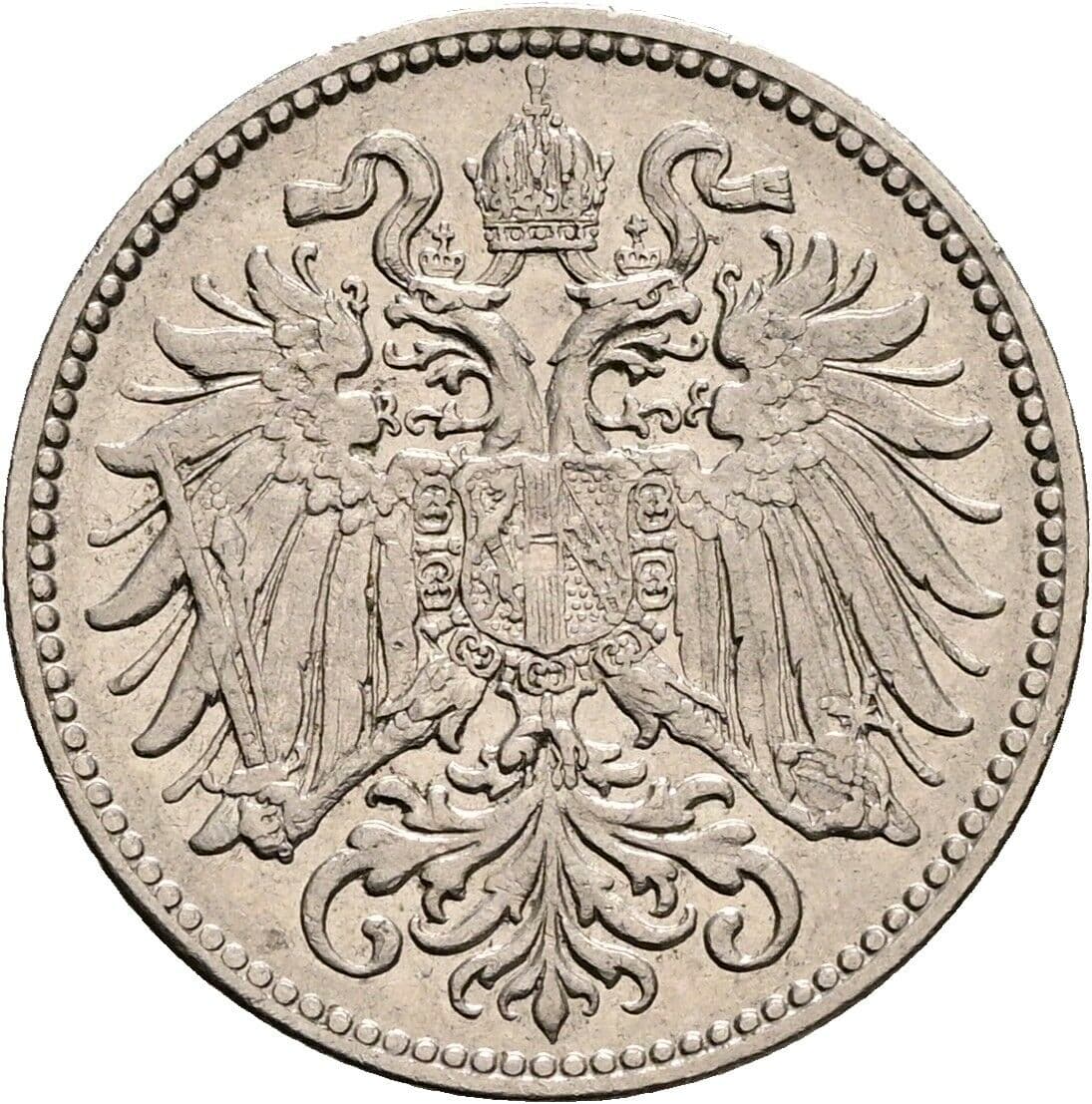 10 Heller Franz Joseph I. 1848-1916 1910 – Rückseite