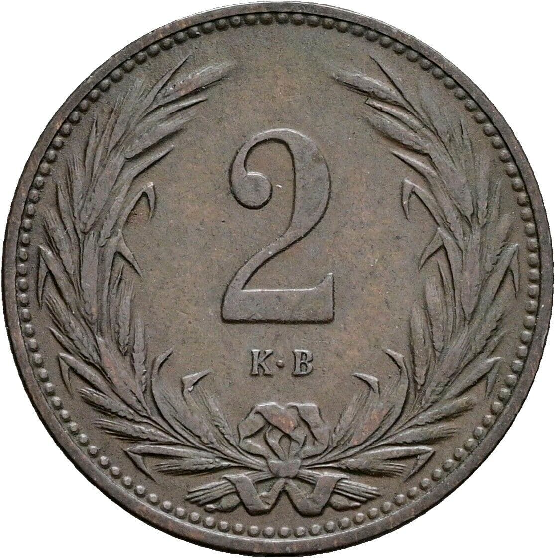 2 Filler Franz Joseph I. 1848-1916 1896 KB, Kremnitz – Vorderseite