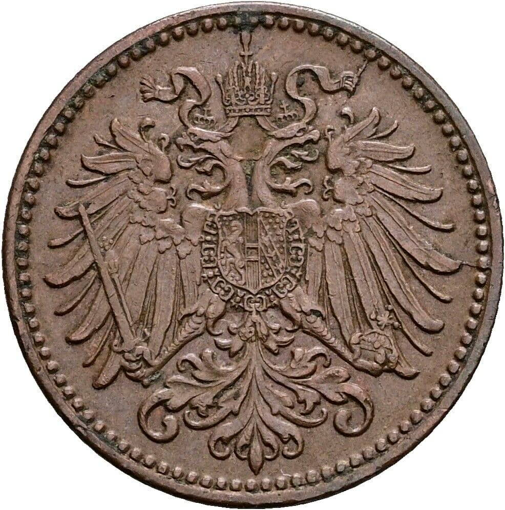 1 Heller Franz Joseph I. 1848-1916 1901 – Rückseite