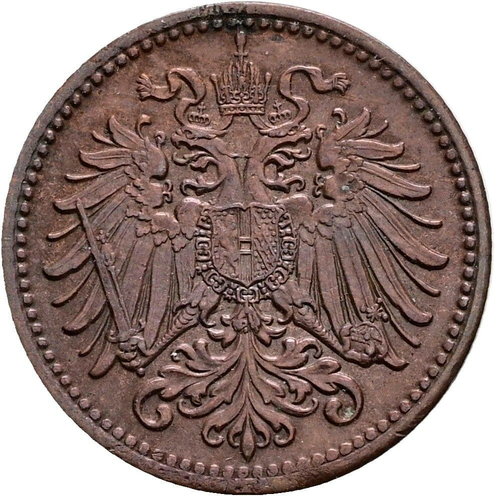 1 Heller Franz Joseph I. 1848-1916 1901 – Rückseite