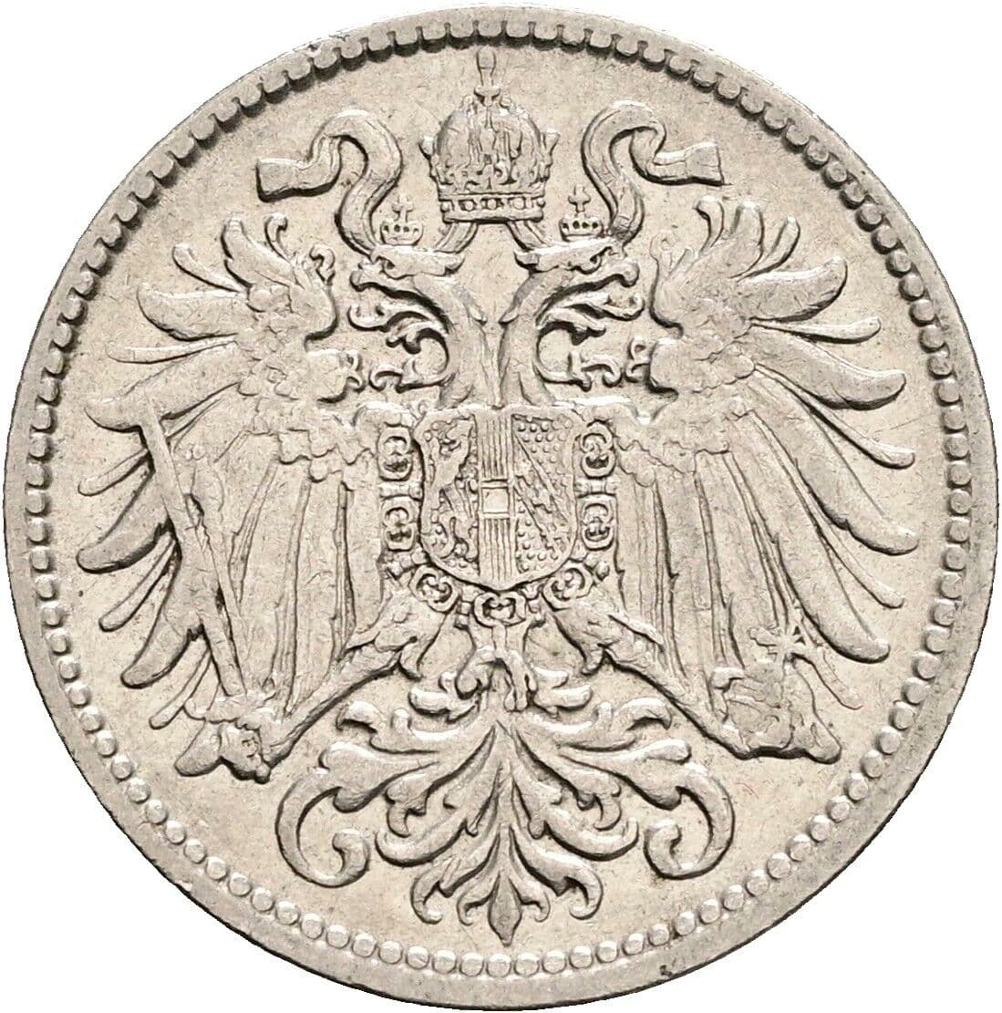 10 Heller Franz Joseph I. 1848-1916 1909 – Rückseite