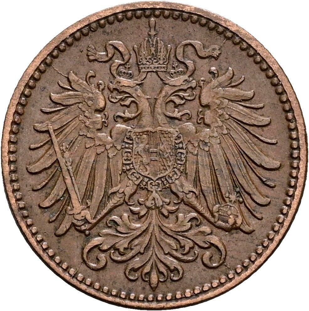 1 Heller Franz Joseph I. 1848-1916 1901 – Rückseite