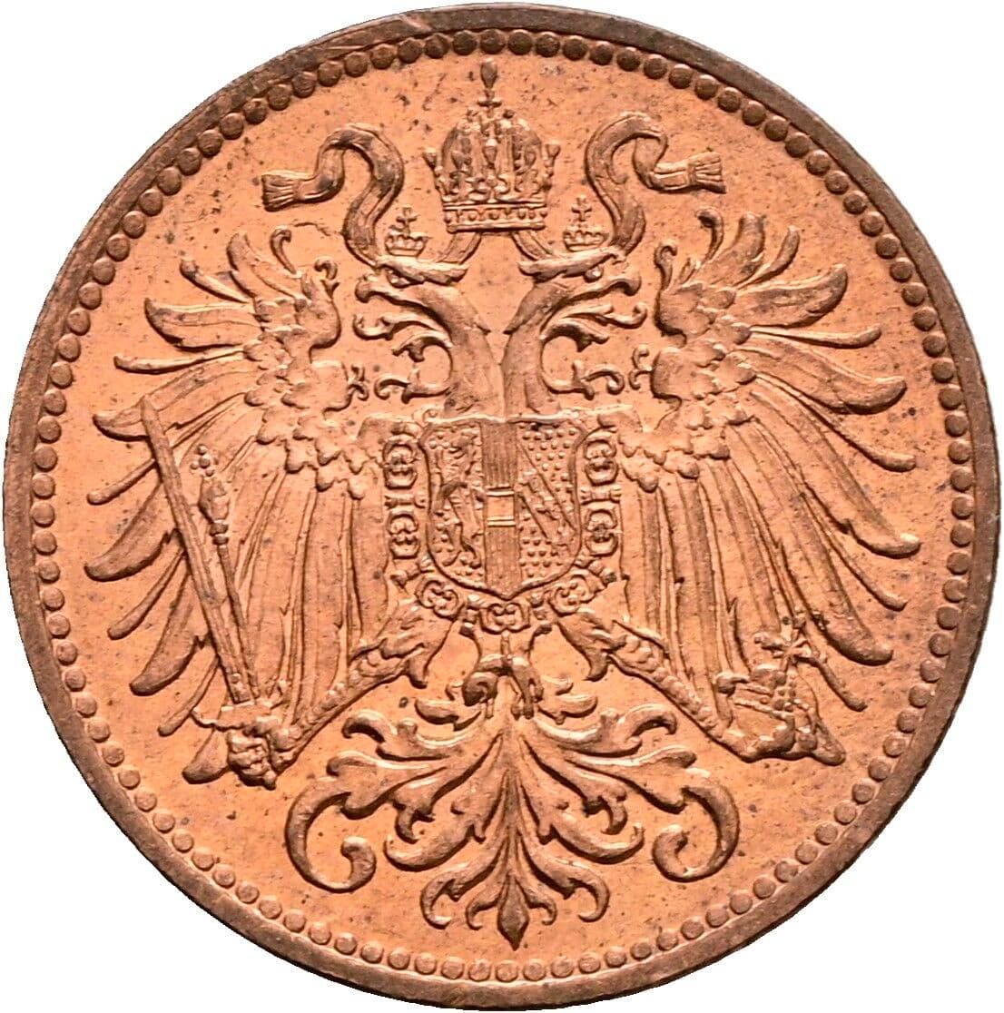 2 Heller Franz Joseph I. 1848-1916 1914 – Rückseite