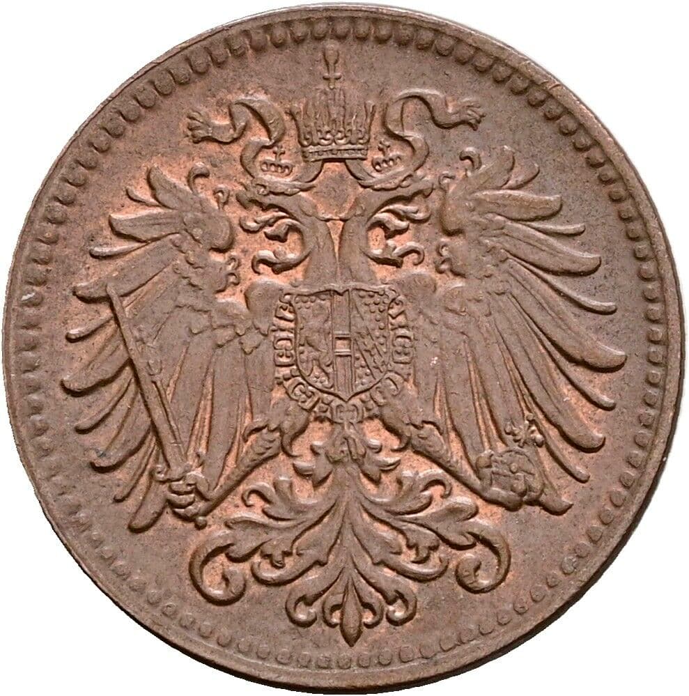 1 Heller Franz Joseph I. 1848-1916 1912 – Rückseite