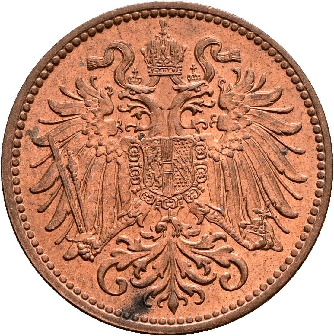 2 Heller Franz Joseph I. 1848-1916 1914 – Rückseite
