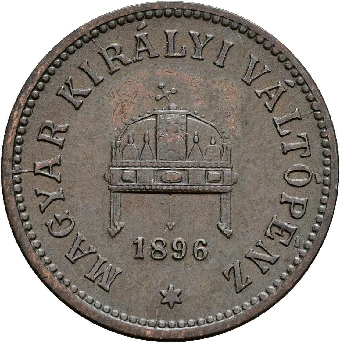 2 Filler Franz Joseph I. 1848-1916 1896 KB, Kremnitz – Rückseite