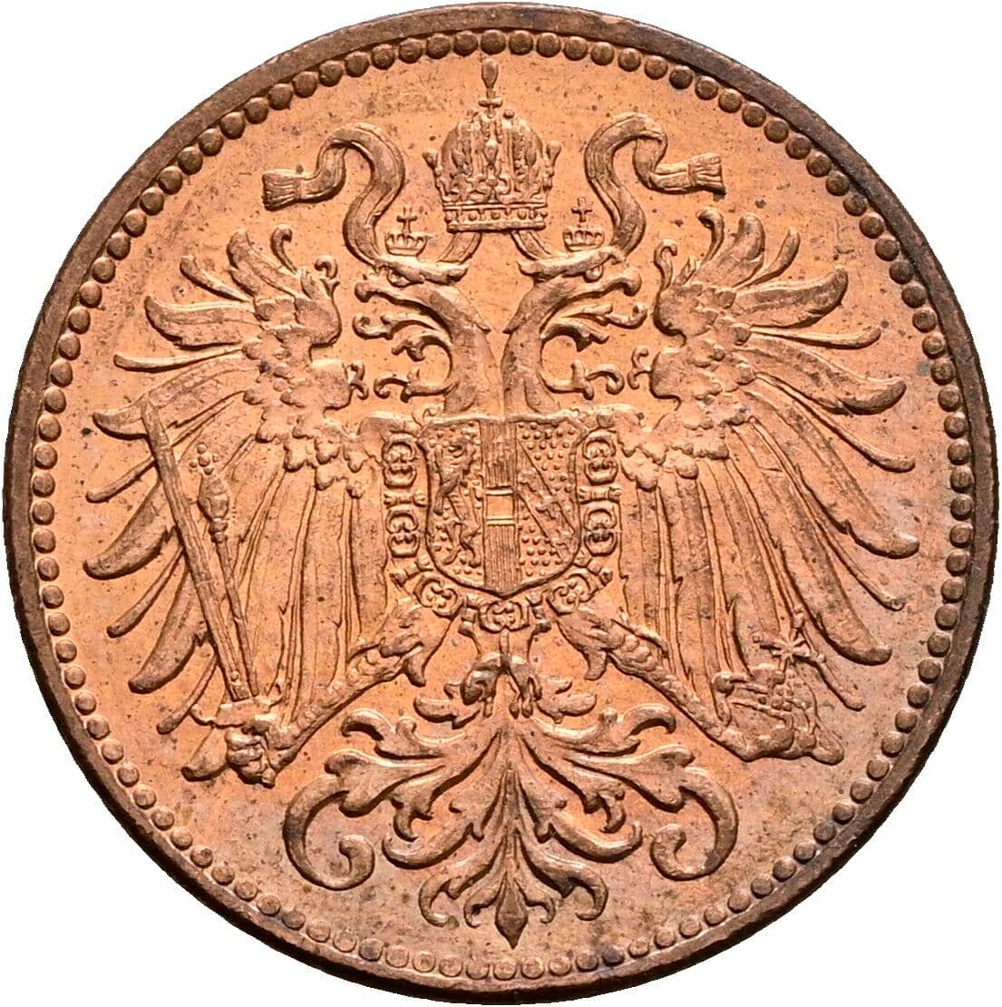 2 Heller Franz Joseph I. 1848-1916 1914 – Rückseite
