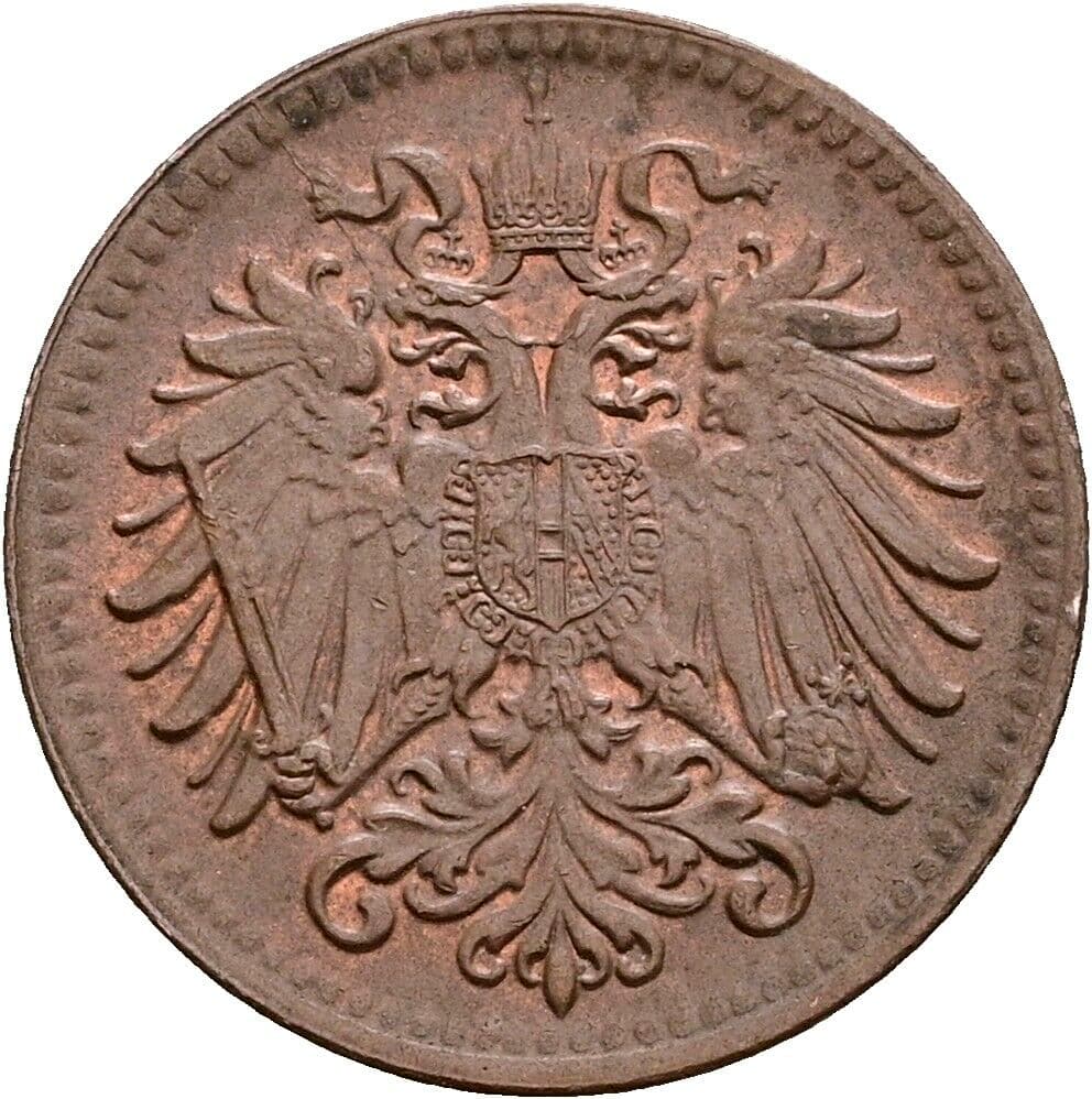 1 Heller Franz Joseph I. 1848-1916 1912 – Rückseite