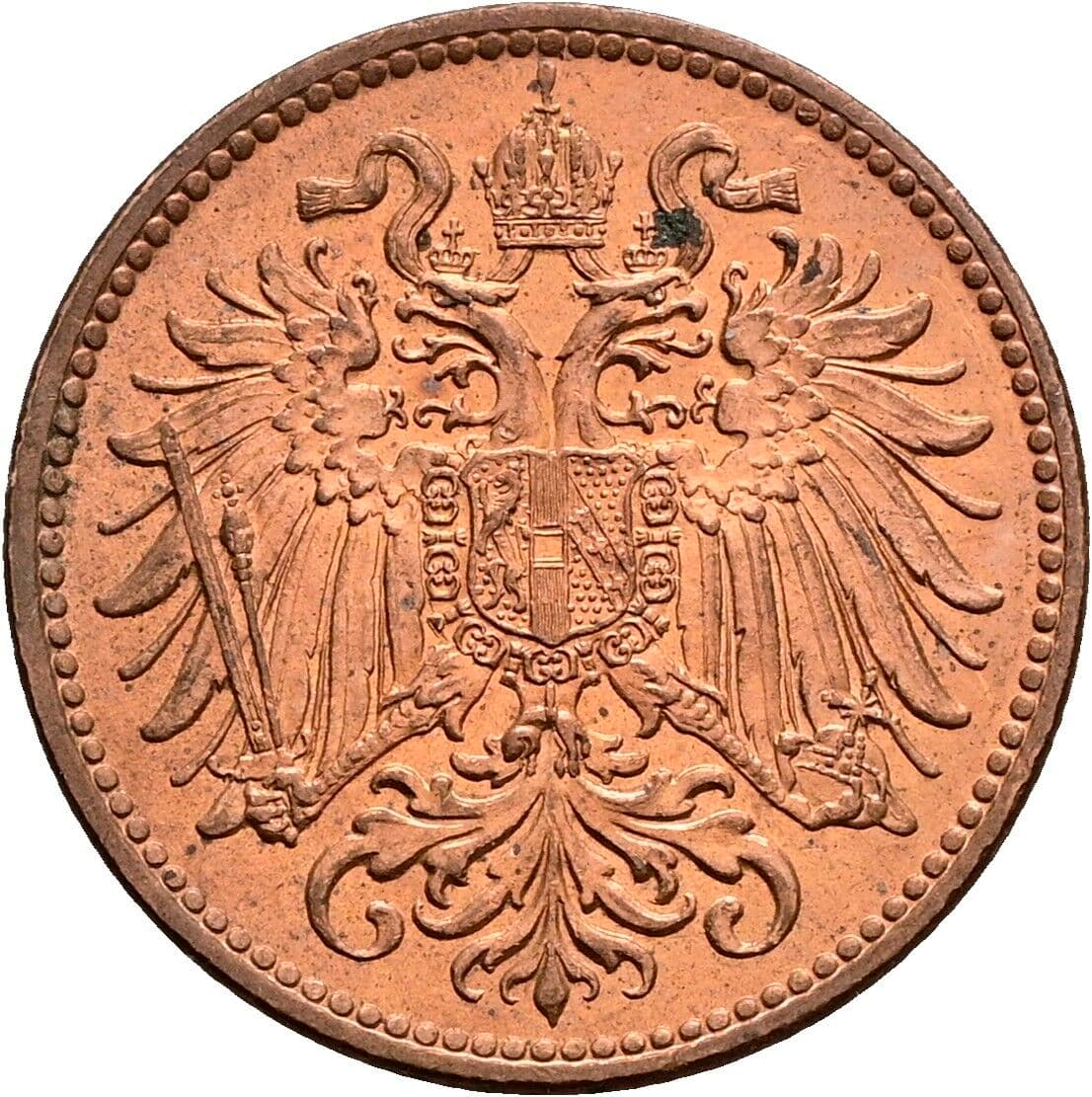 2 Heller Franz Joseph I. 1848-1916 1914 – Rückseite