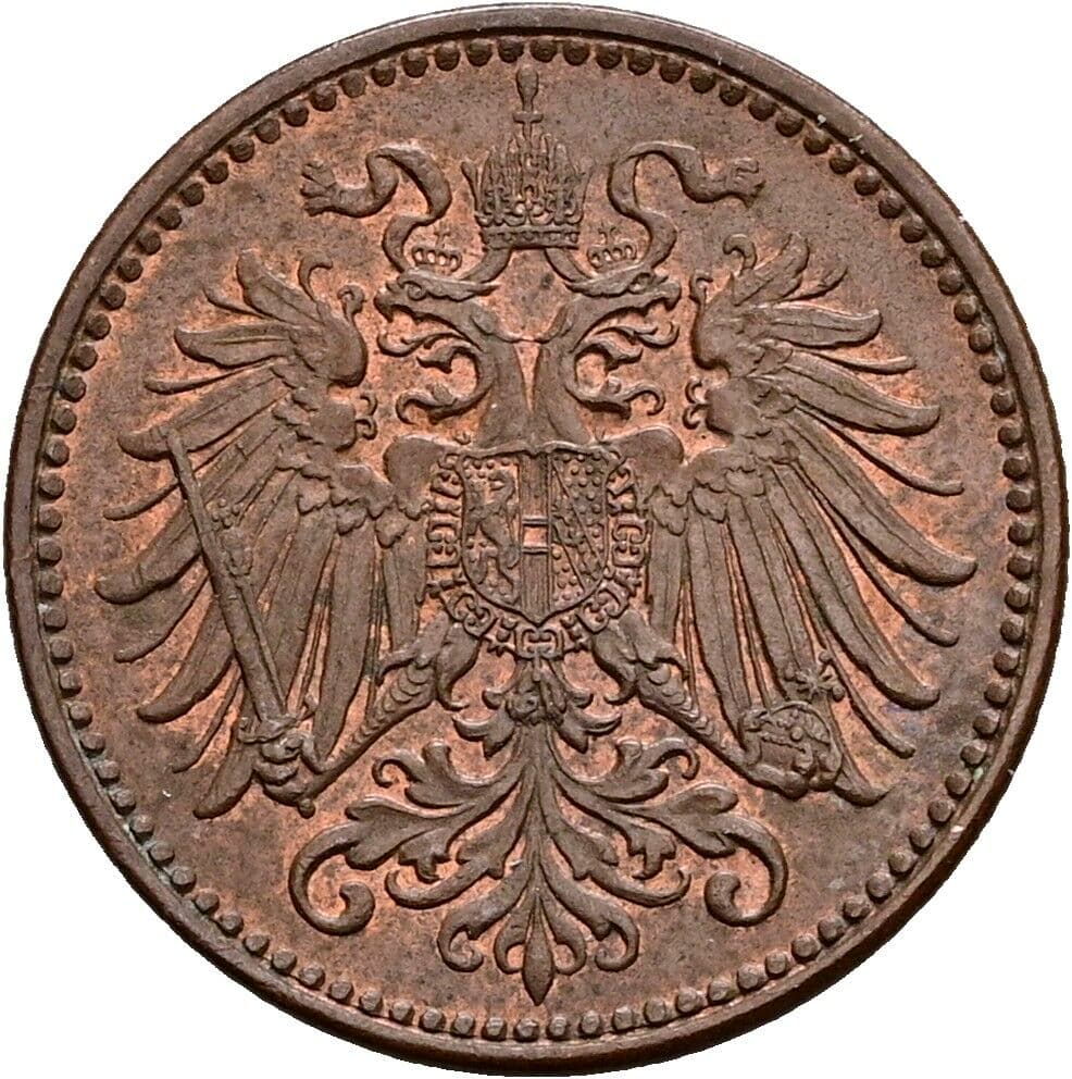 1 Heller Franz Joseph I. 1848-1916 1912 – Rückseite