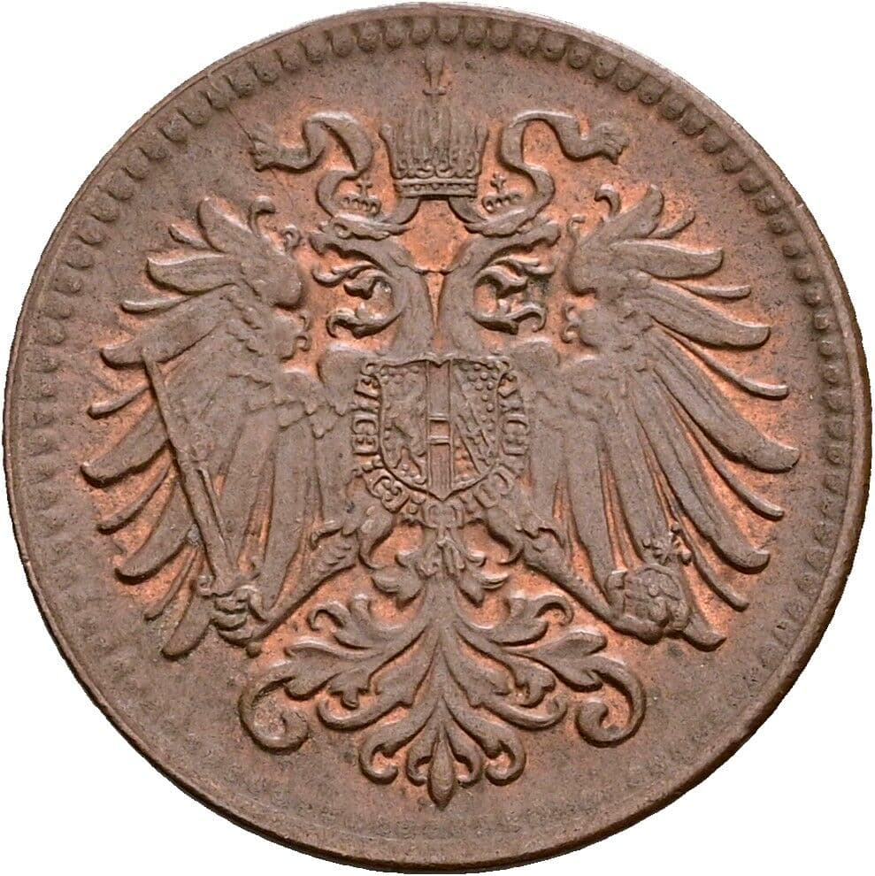 1 Heller Franz Joseph I. 1848-1916 1912 – Rückseite