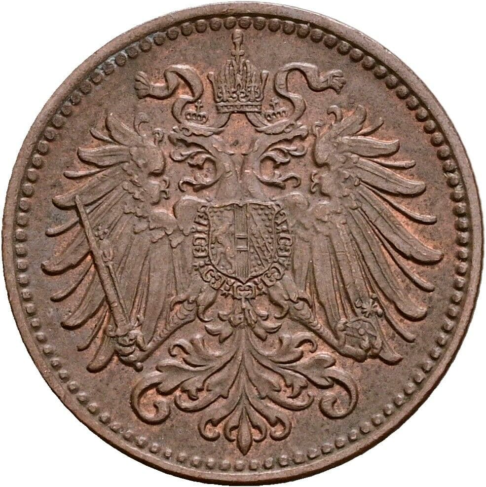 1 Heller Franz Joseph I. 1848-1916 1912 – Rückseite