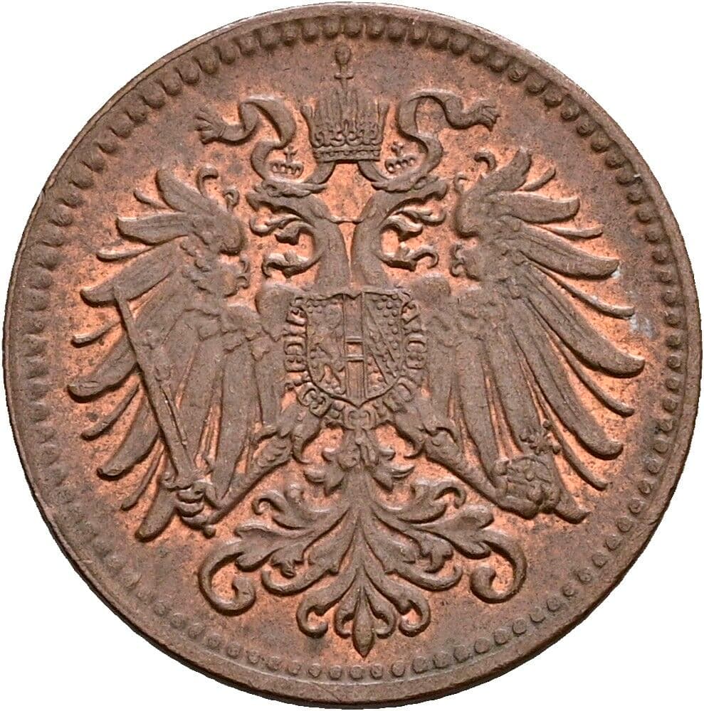 1 Heller Franz Joseph I. 1848-1916 1912 – Rückseite