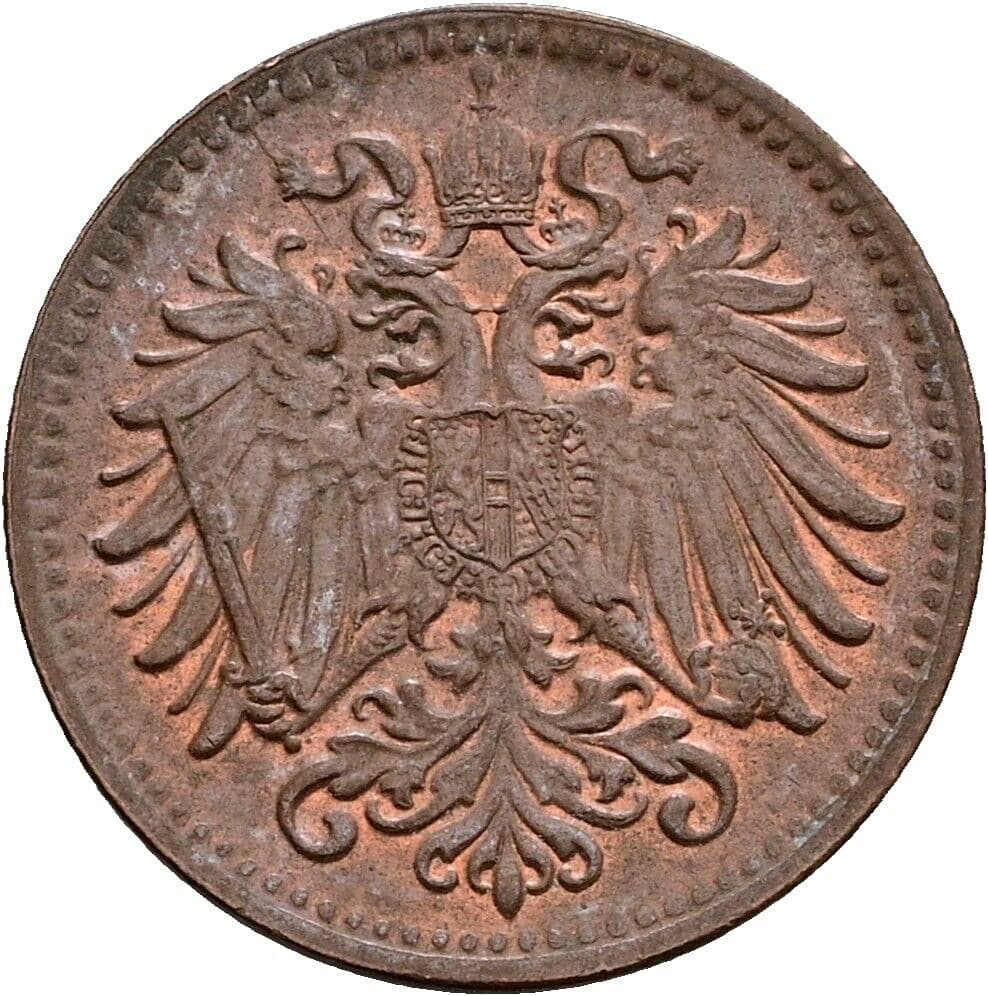 1 Heller Franz Joseph I. 1848-1916 1912 – Rückseite