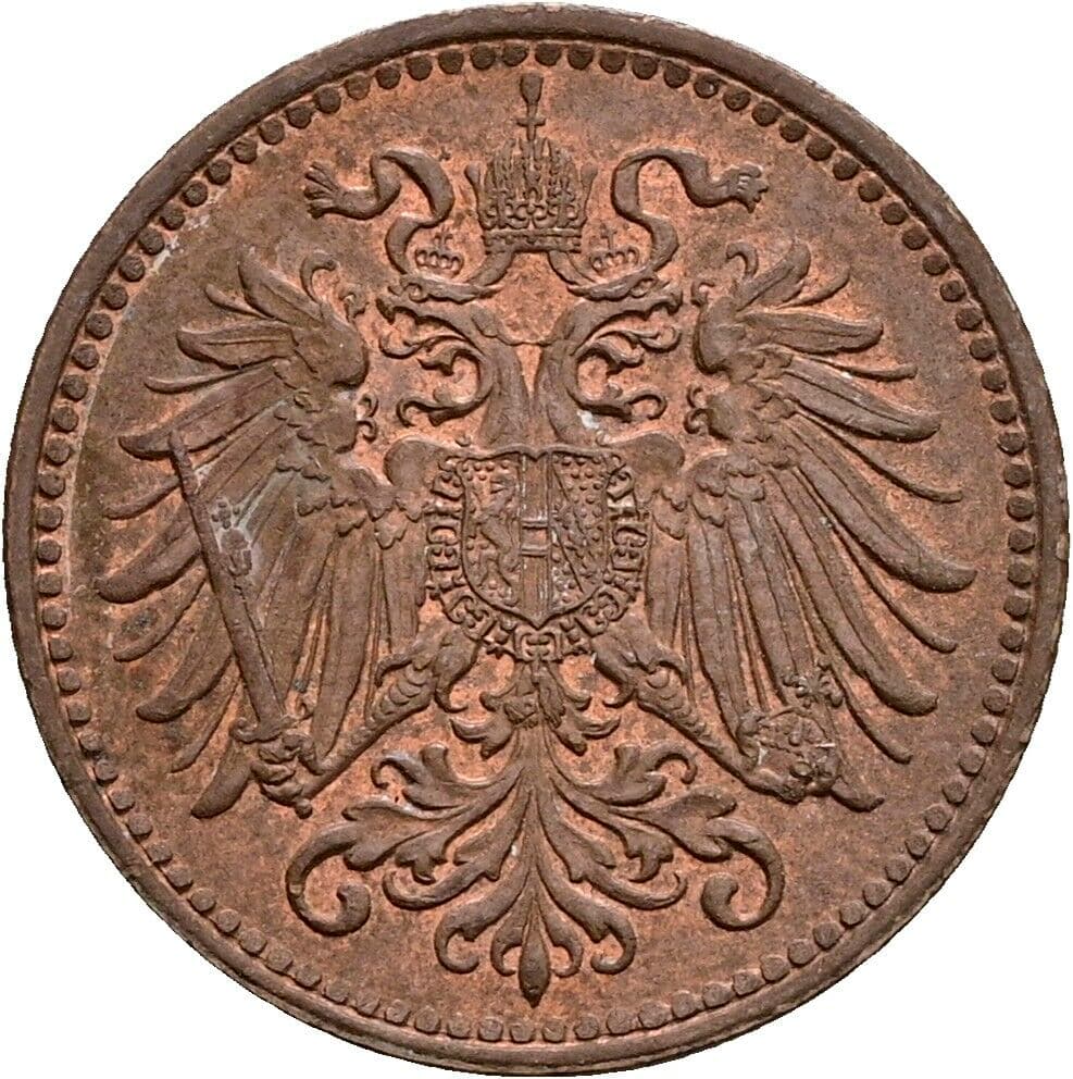 1 Heller Franz Joseph I. 1848-1916 1912 – Rückseite