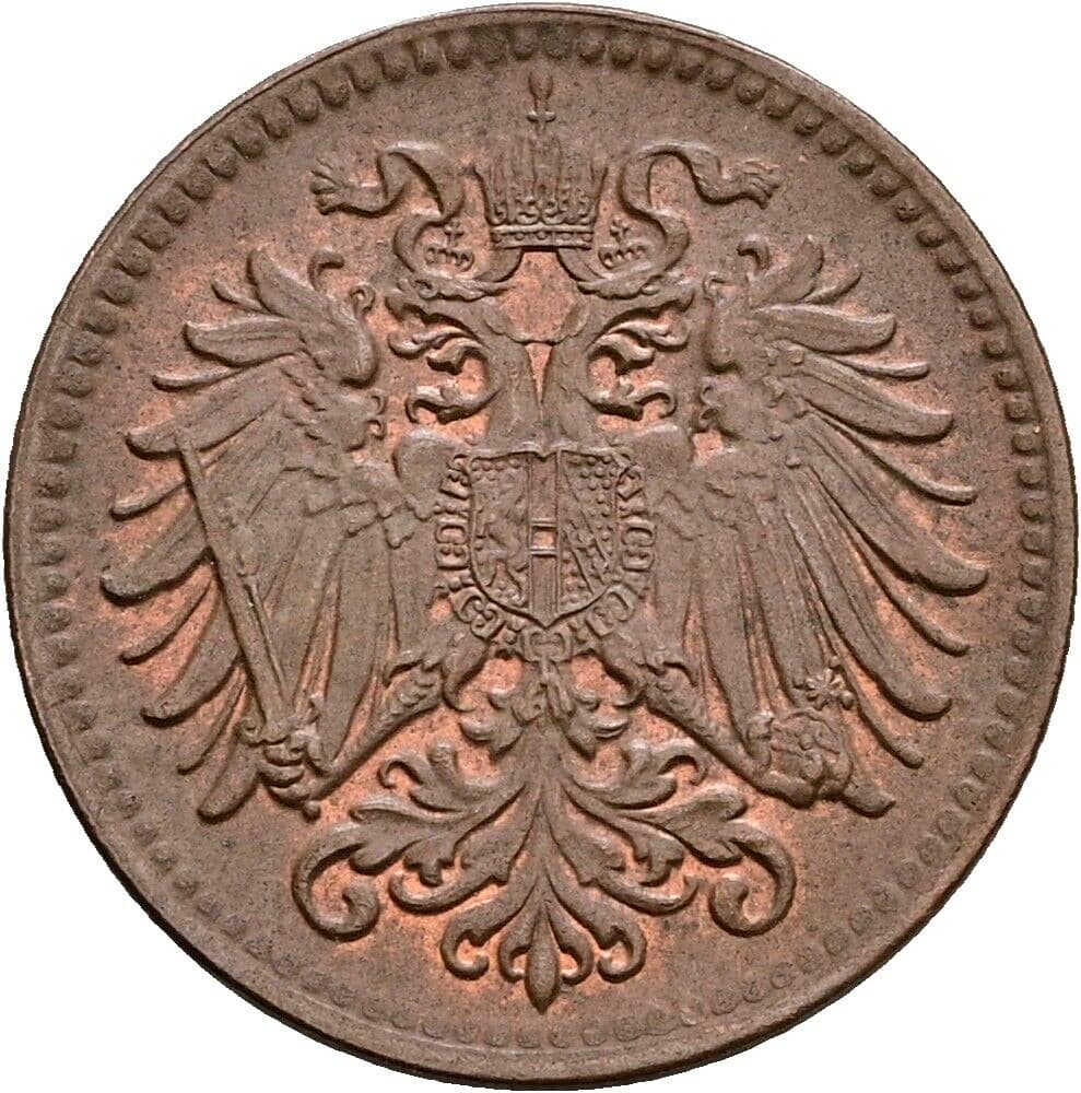 1 Heller Franz Joseph I. 1848-1916 1912 – Rückseite