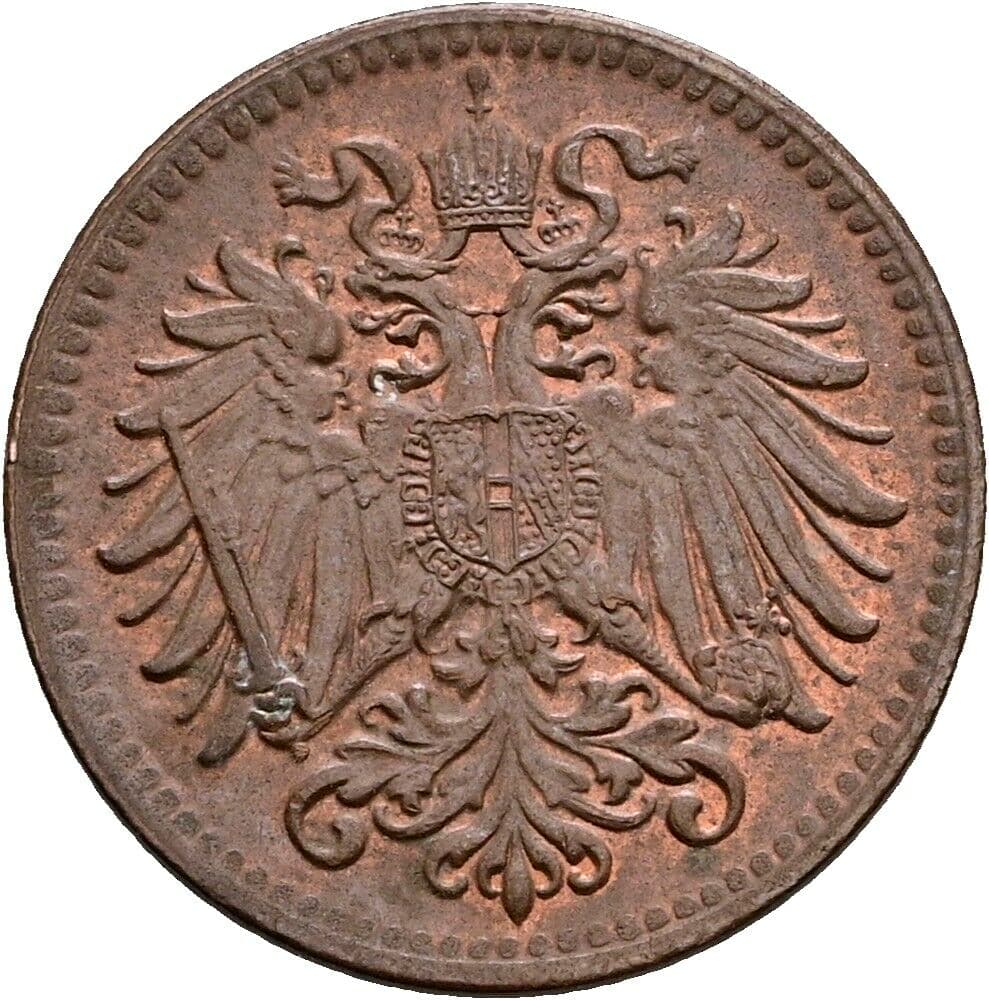 1 Heller Franz Joseph I. 1848-1916 1912 – Rückseite