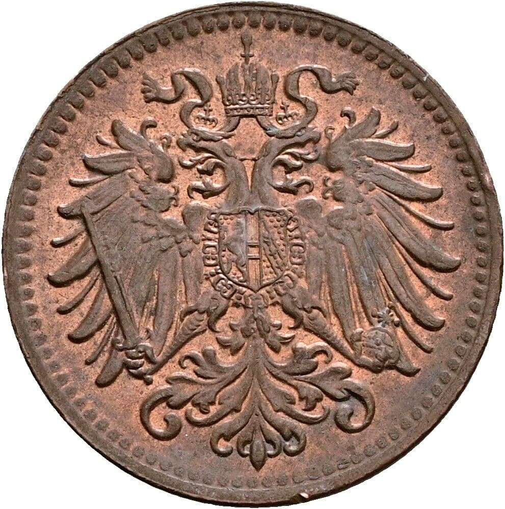 1 Heller Franz Joseph I. 1848-1916 1912 – Rückseite