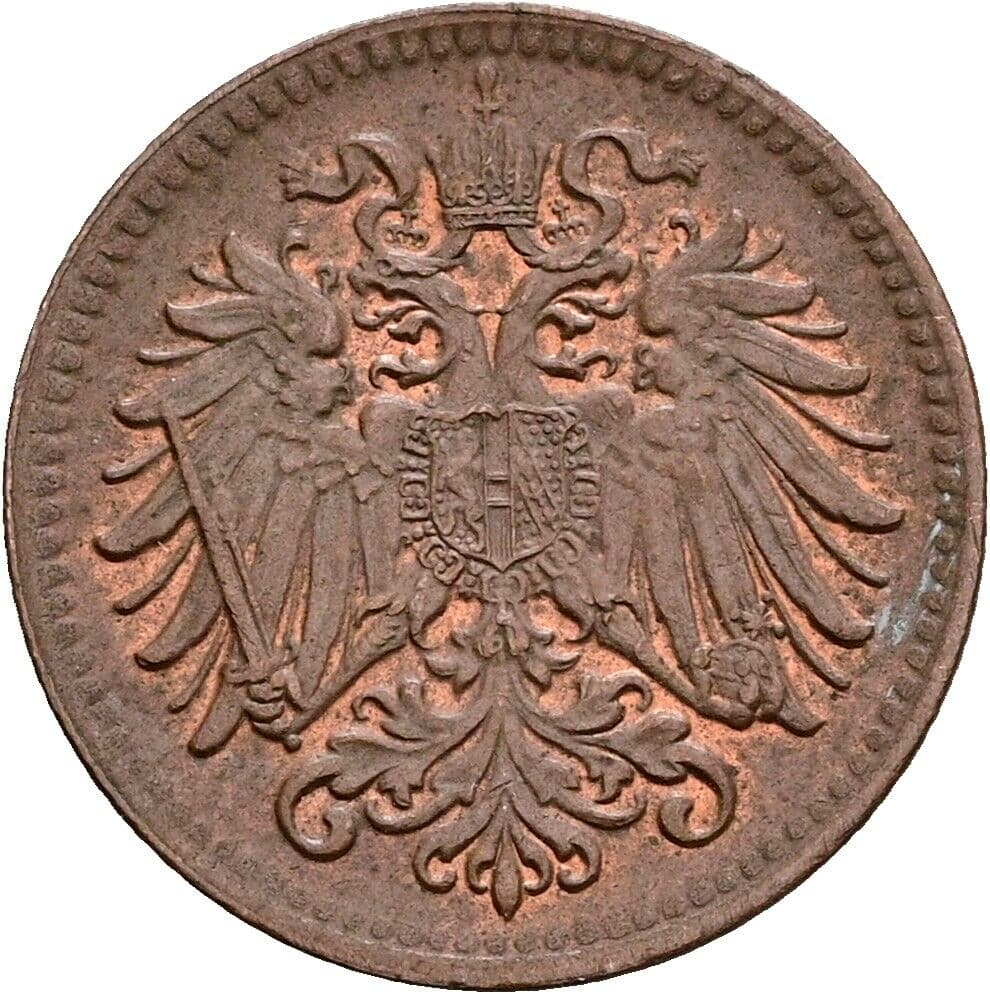 1 Heller Franz Joseph I. 1848-1916 1912 – Rückseite