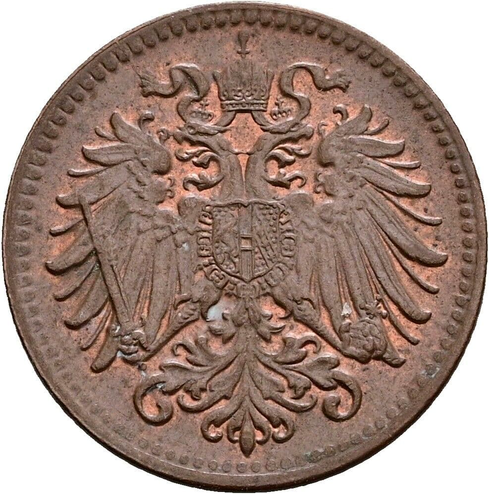 1 Heller Franz Joseph I. 1848-1916 1912 – Rückseite