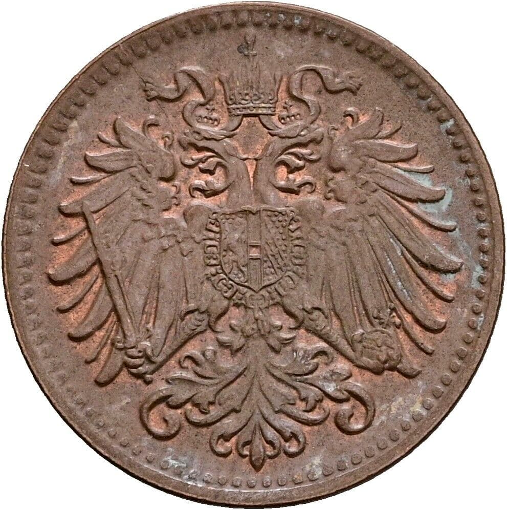 1 Heller Franz Joseph I. 1848-1916 1912 – Rückseite