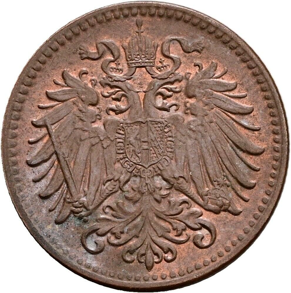 1 Heller Franz Joseph I. 1848-1916 1912 – Rückseite