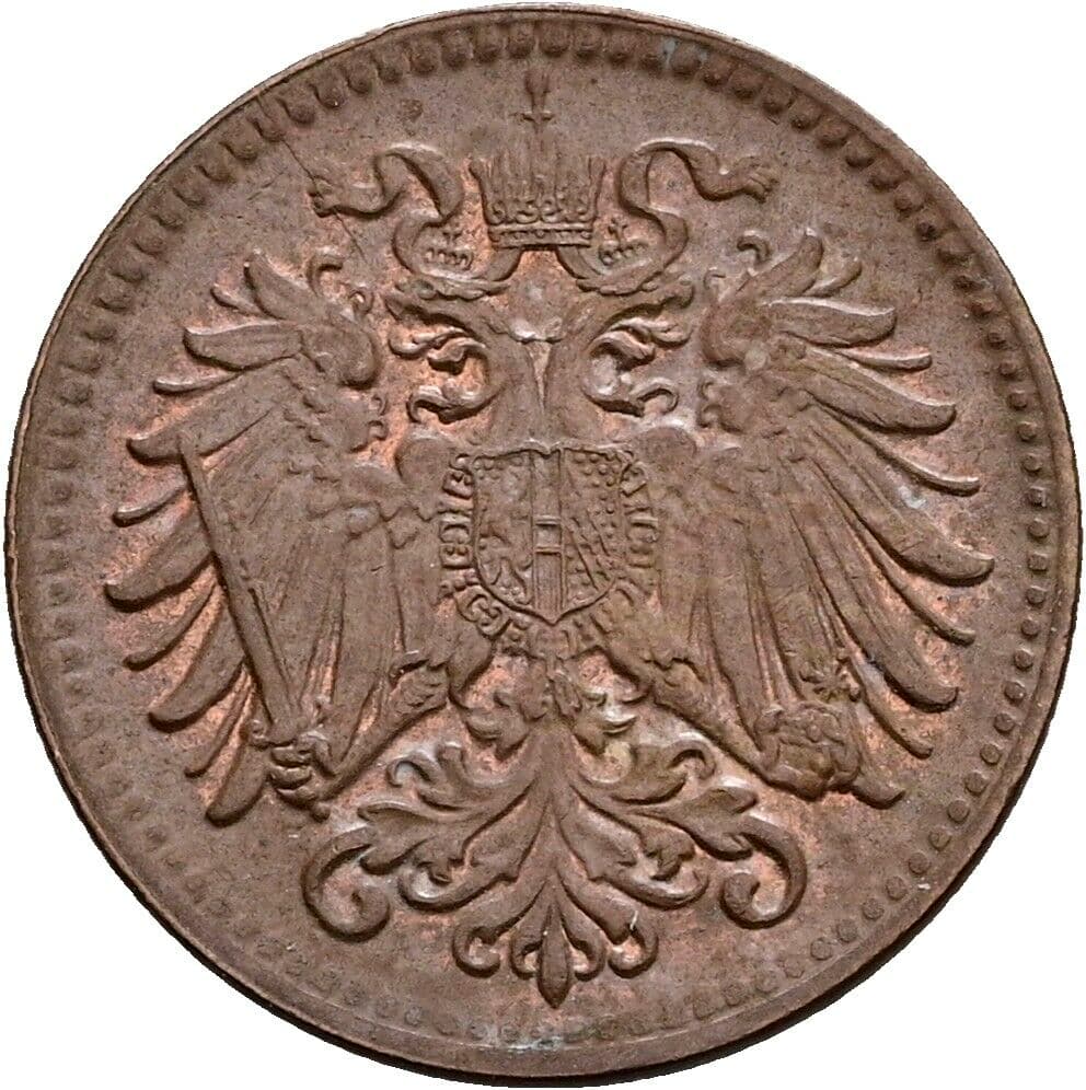 1 Heller Franz Joseph I. 1848-1916 1912 – Rückseite