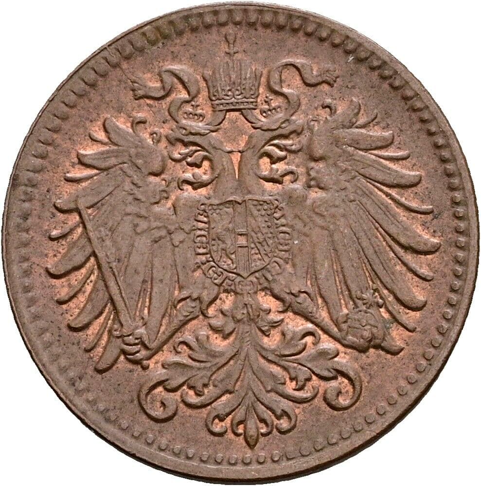 1 Heller Franz Joseph I. 1848-1916 1912 – Rückseite