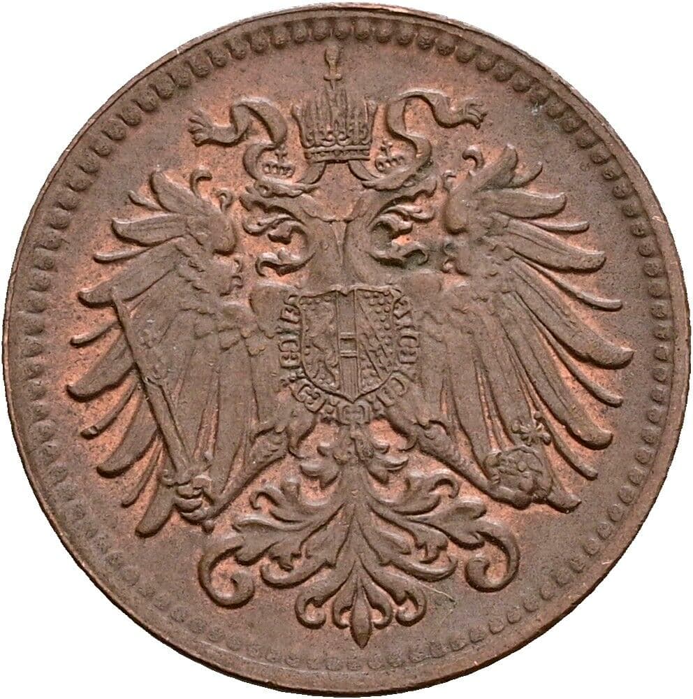 1 Heller Franz Joseph I. 1848-1916 1912 – Rückseite