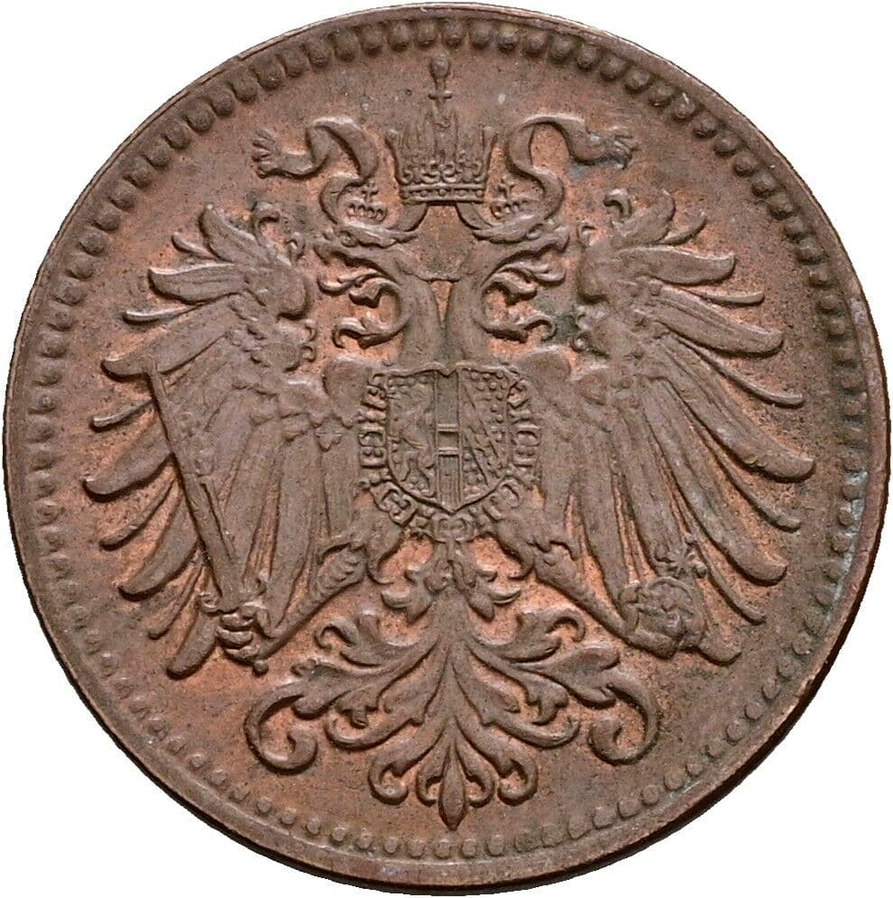 1 Heller Franz Joseph I. 1848-1916 1912 – Rückseite