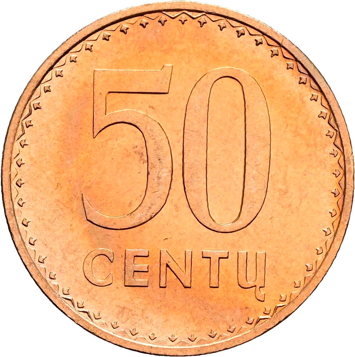 50 Centu 1991 – Vorderseite