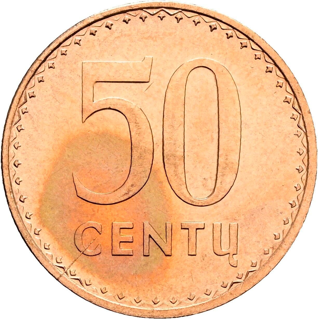 50 Centu 1991 – Vorderseite