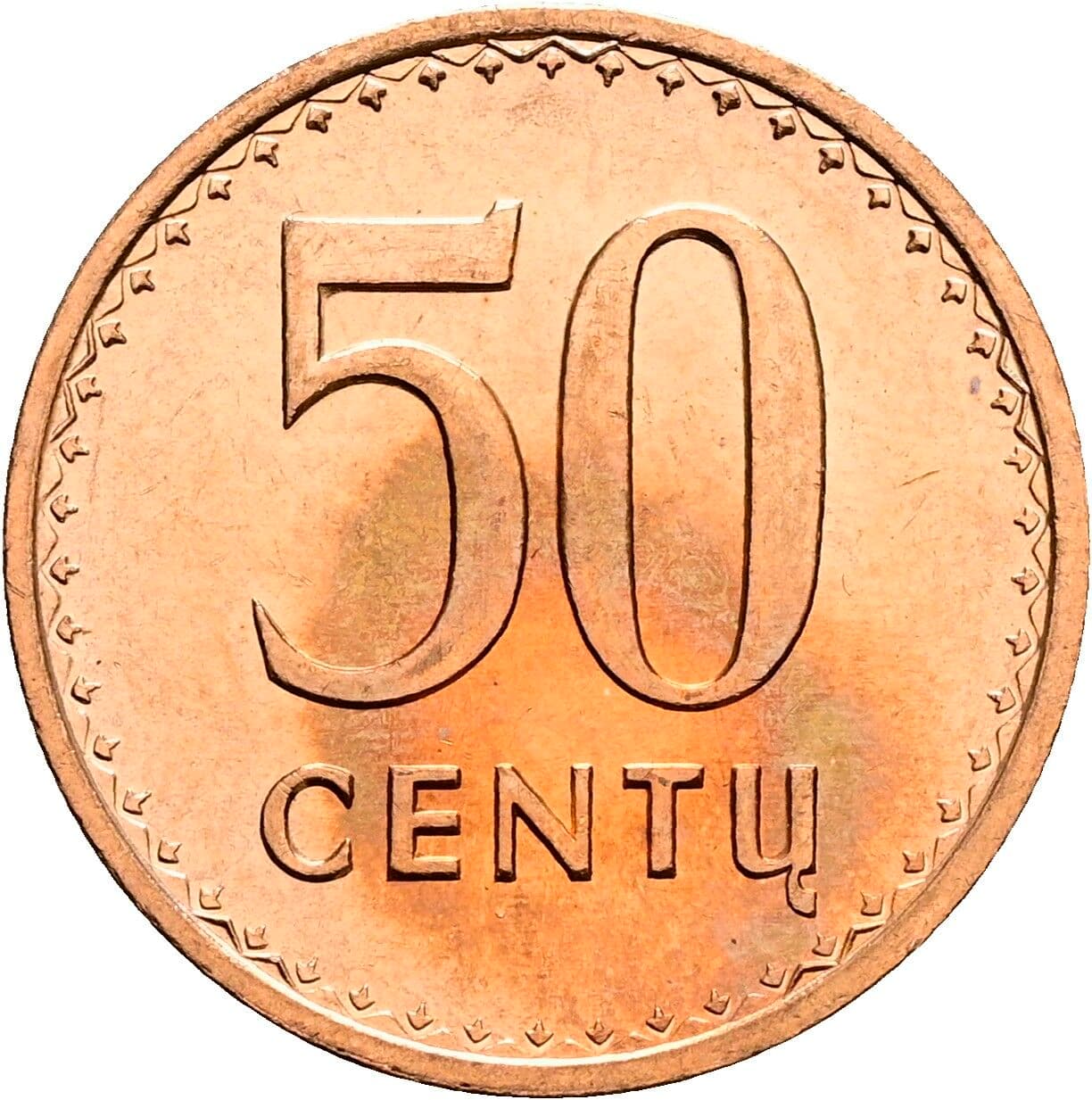 50 Centu 1991 – Vorderseite