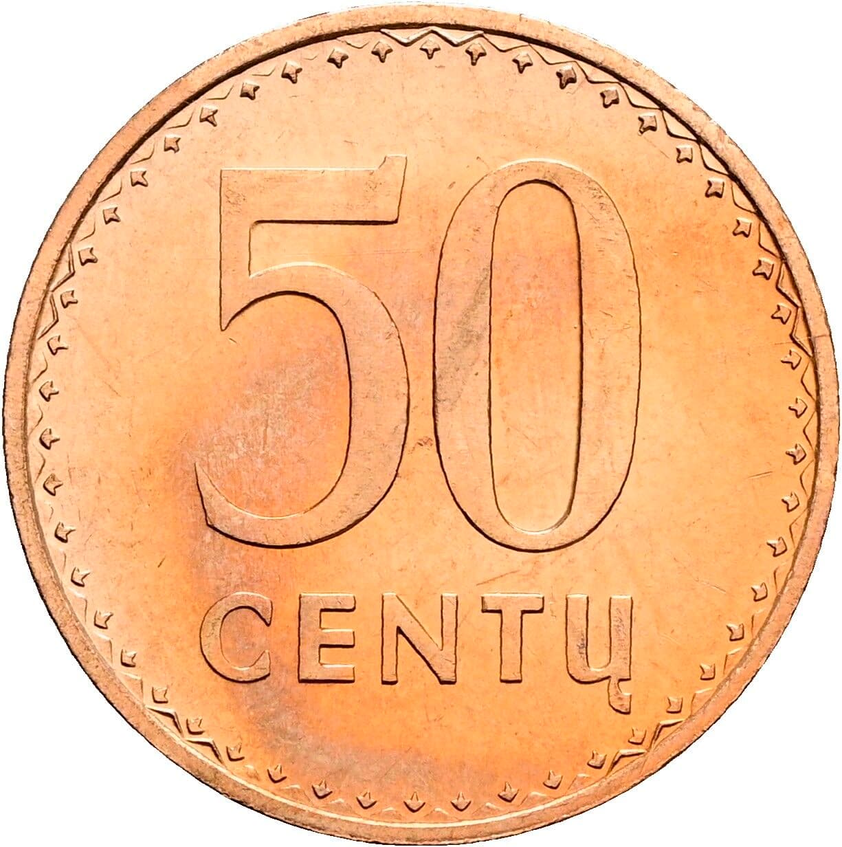 50 Centu 1991 – Vorderseite