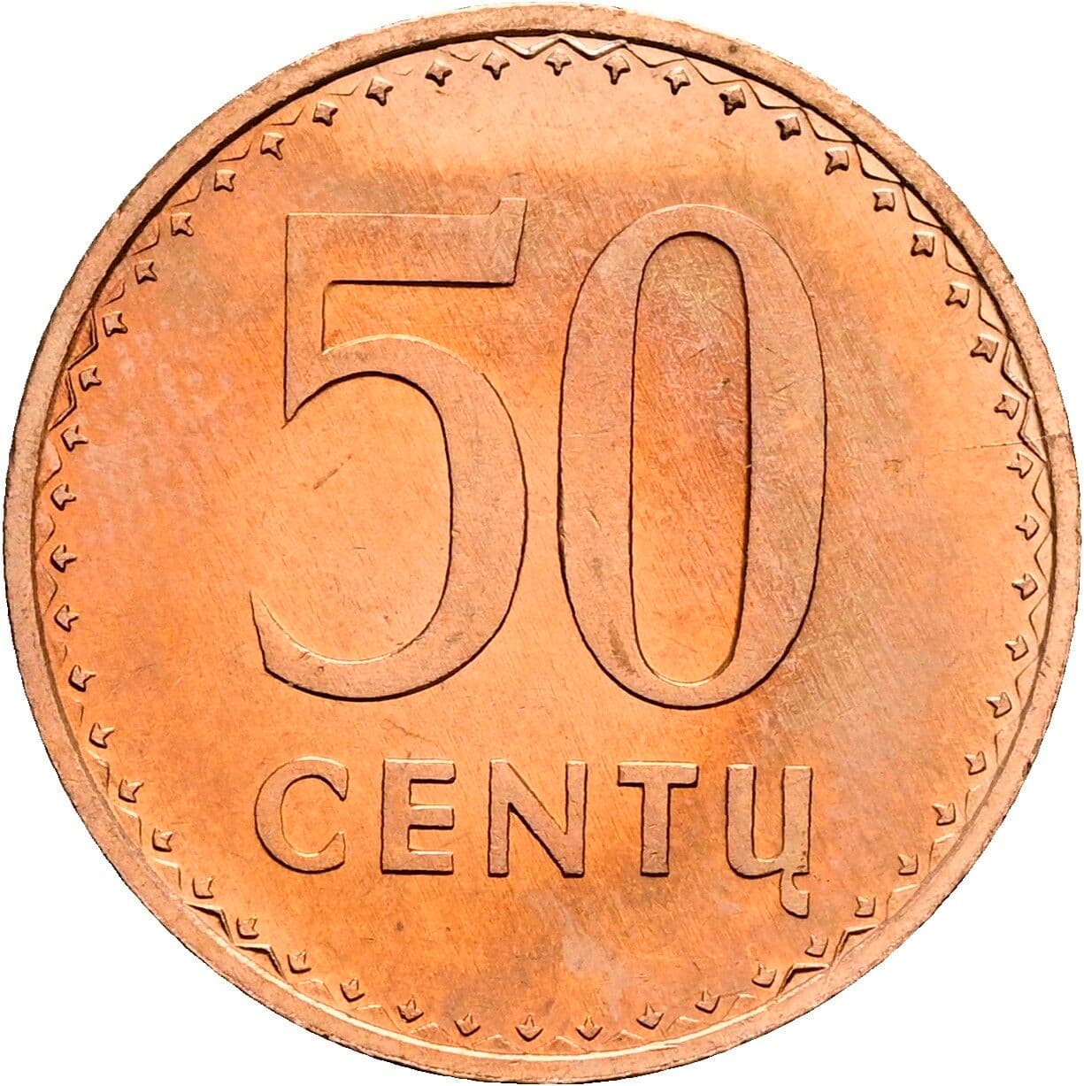 50 Centu 1991 – Vorderseite
