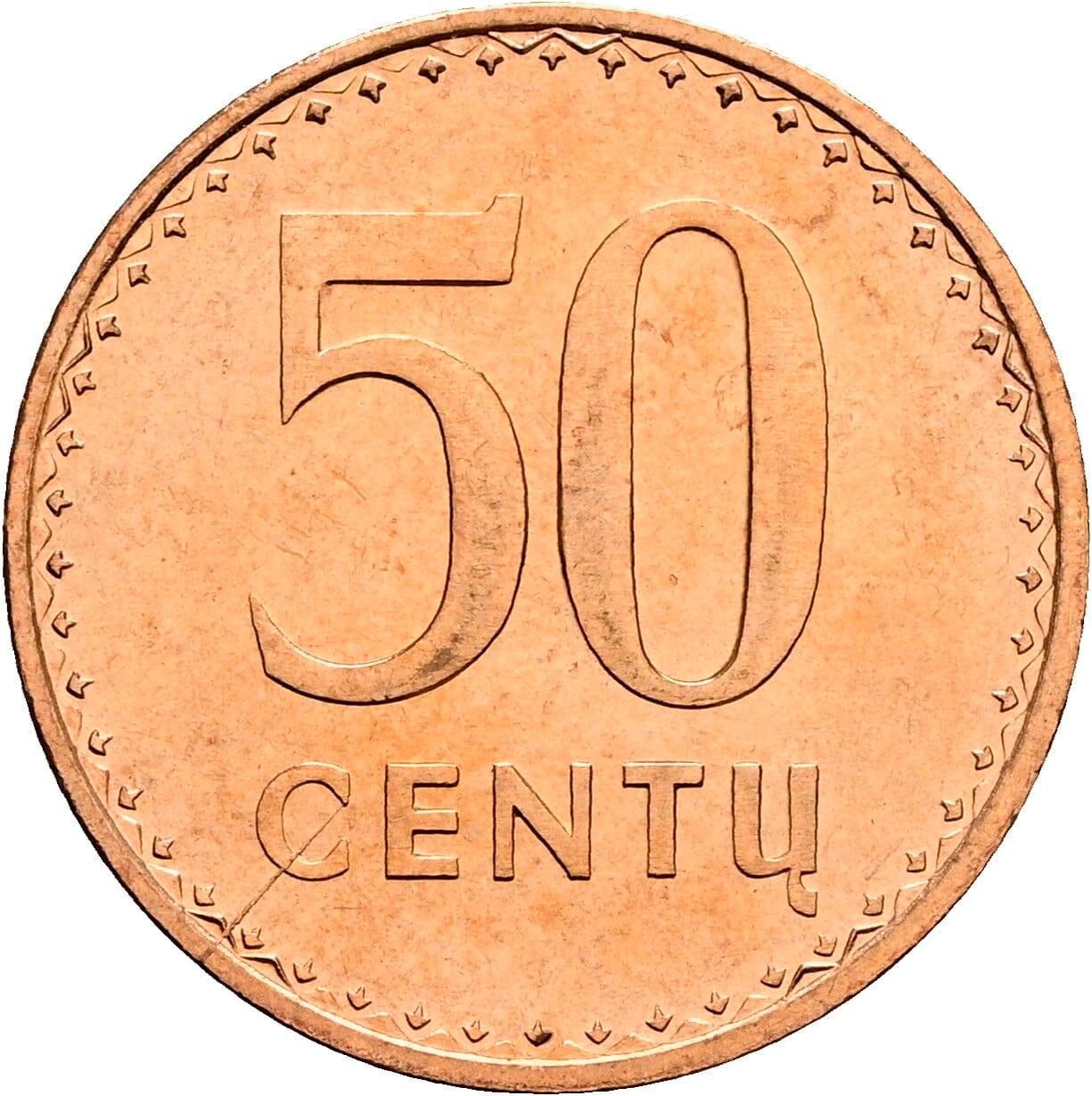50 Centu 1991 – Vorderseite