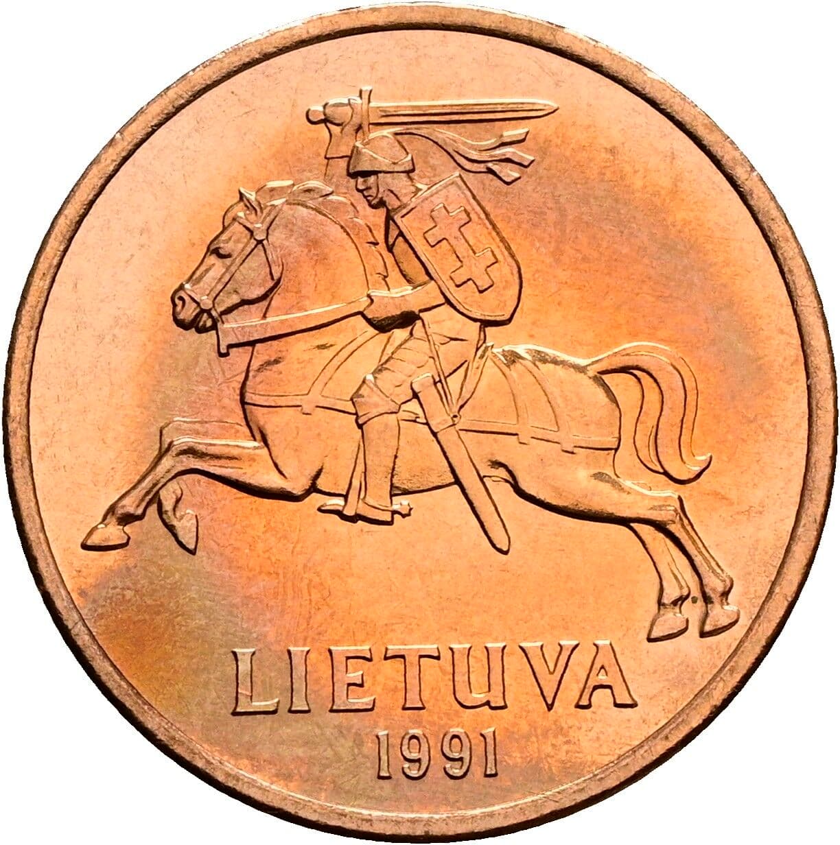 50 Centu 1991 – Rückseite
