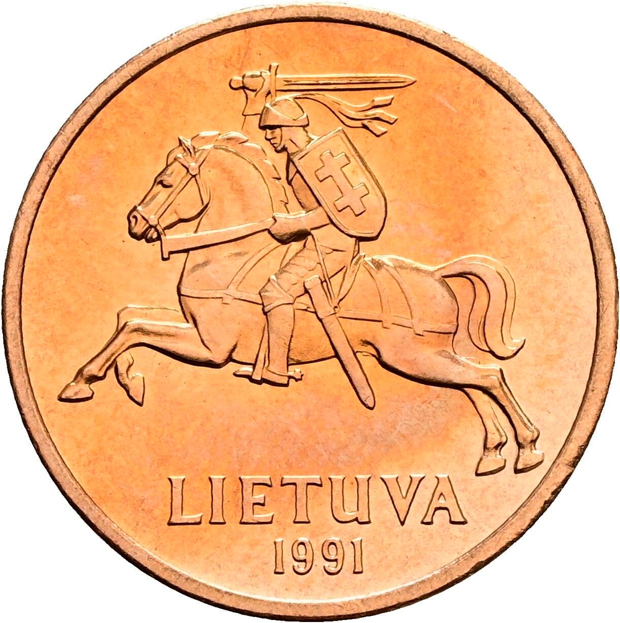 50 Centu 1991 – Rückseite
