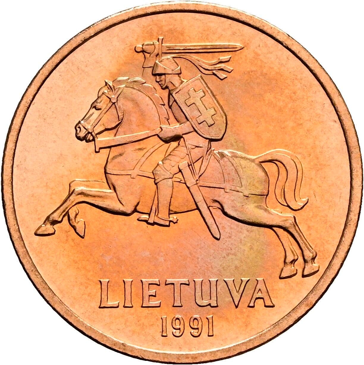 50 Centu 1991 – Rückseite