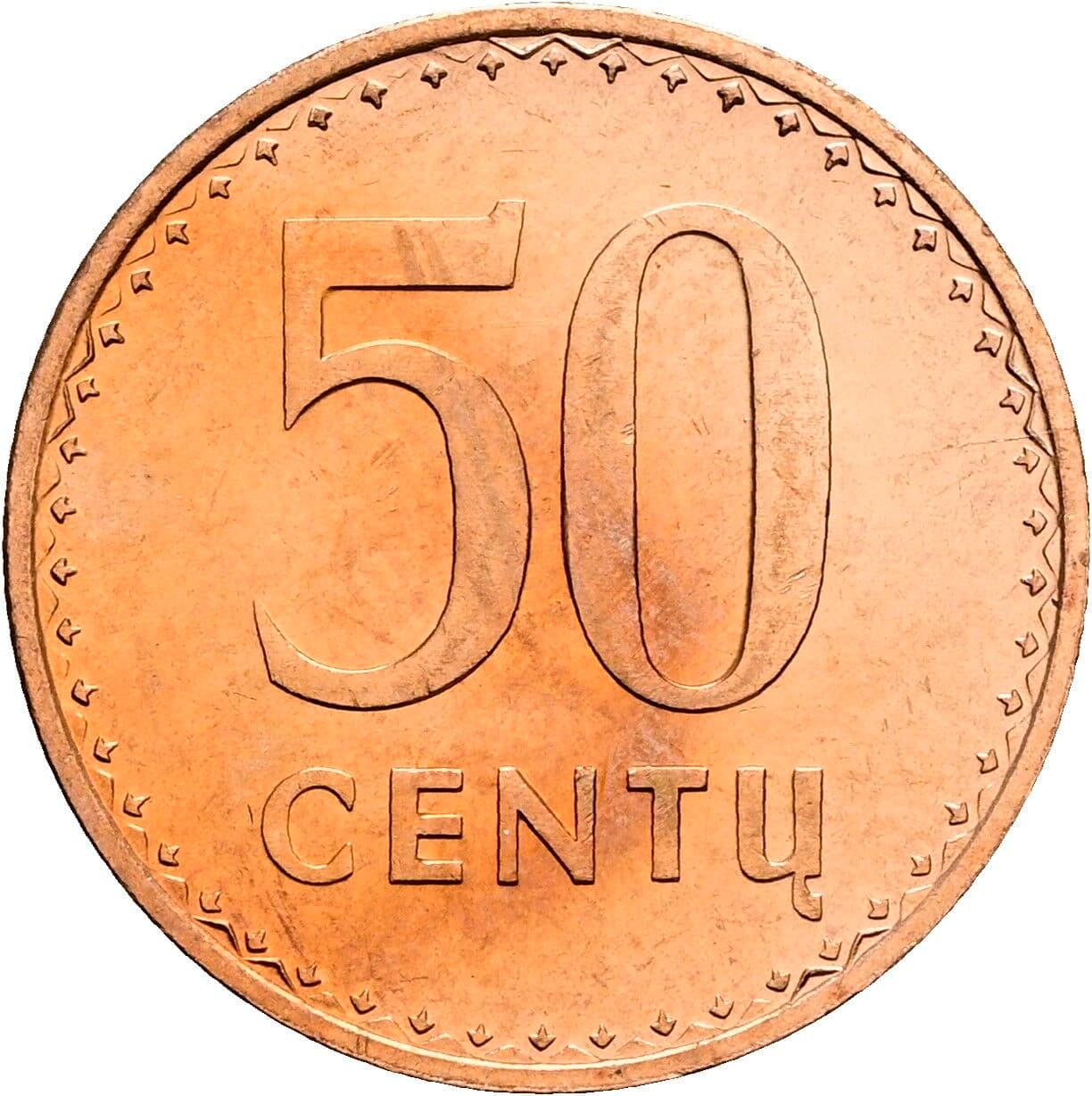 50 Centu 1991 – Vorderseite