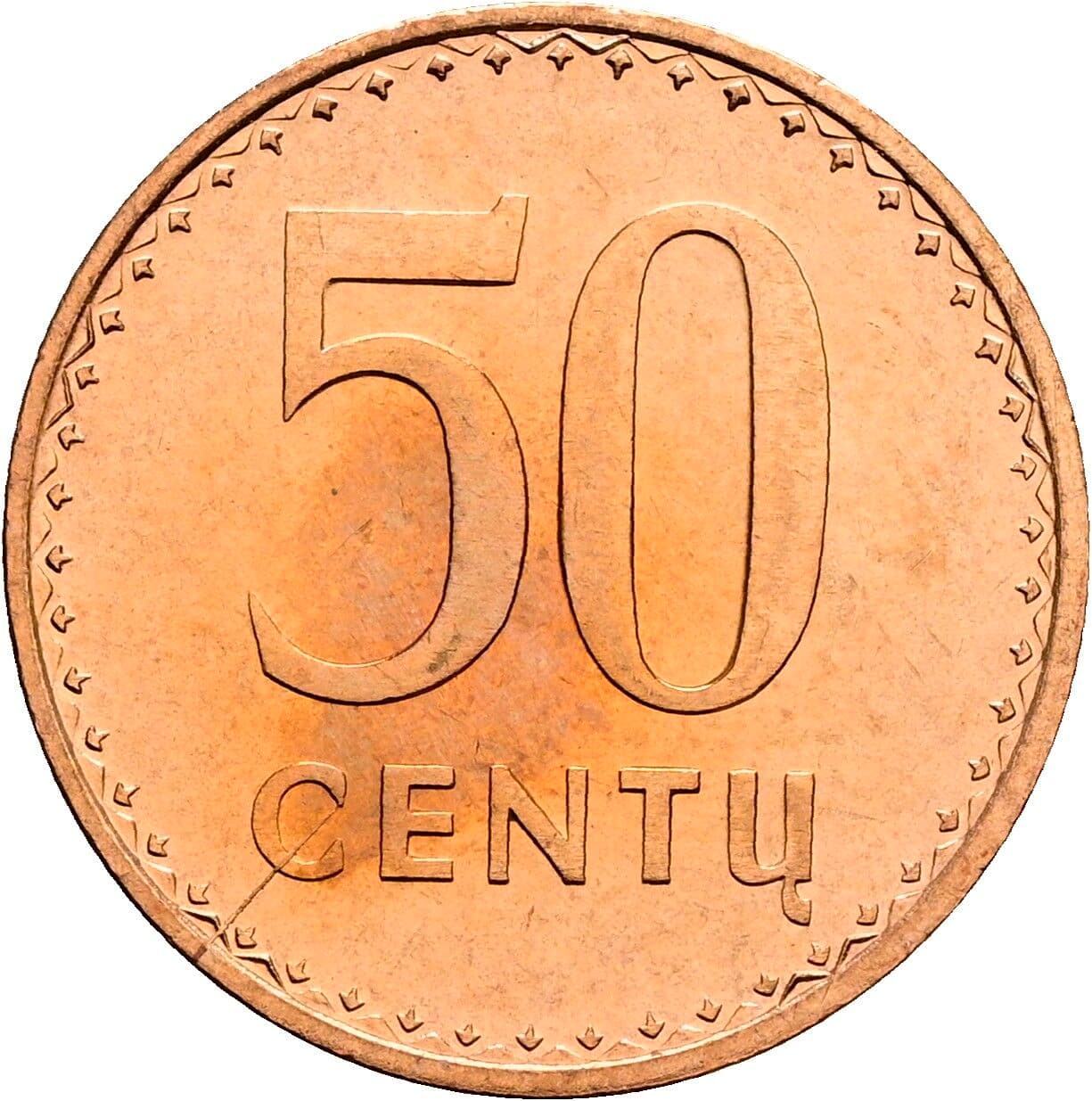 50 Centu 1991 – Vorderseite