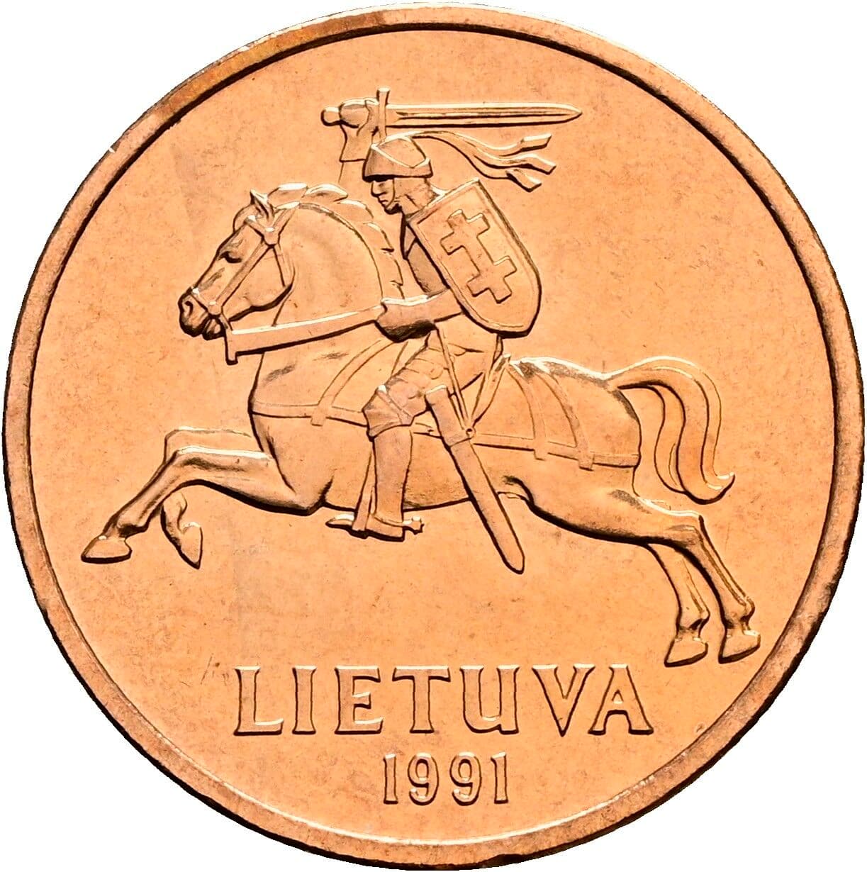 50 Centu 1991 – Rückseite
