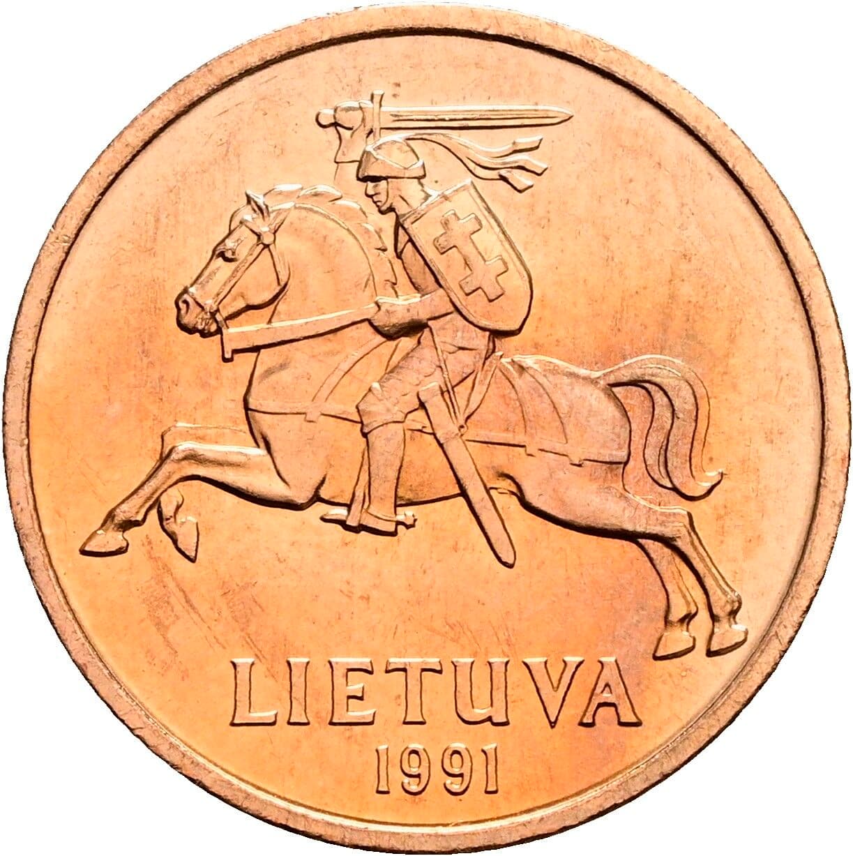 50 Centu 1991 – Rückseite
