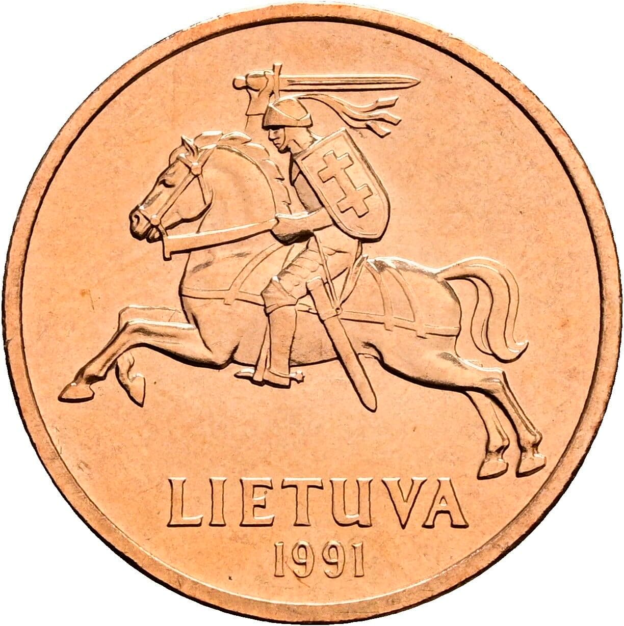 50 Centu 1991 – Rückseite