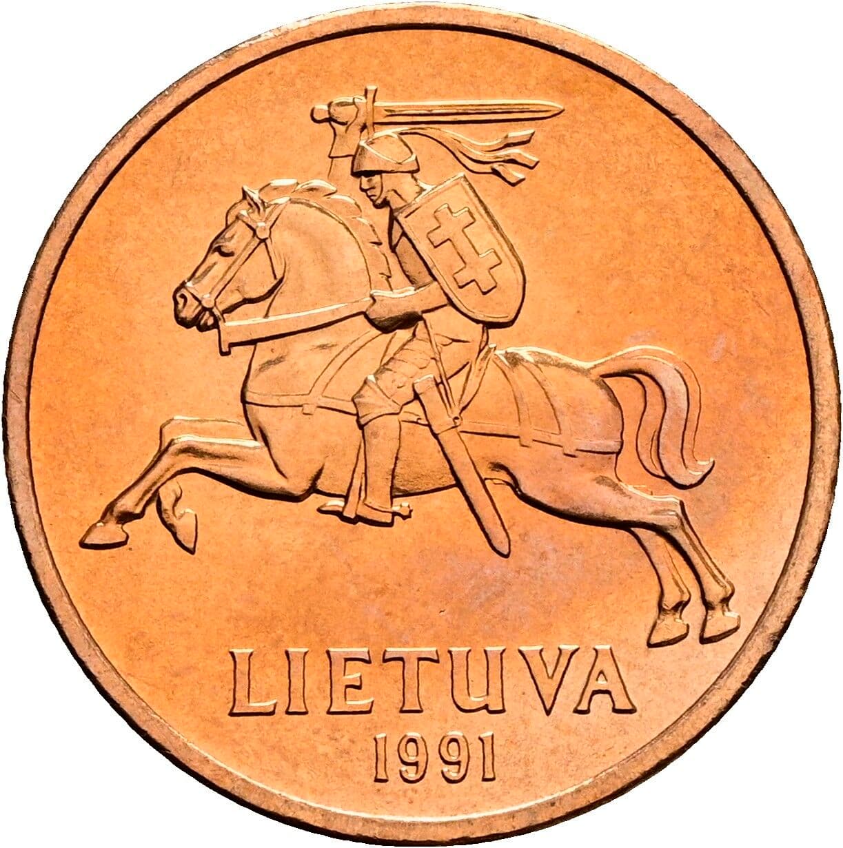 50 Centu 1991 – Rückseite