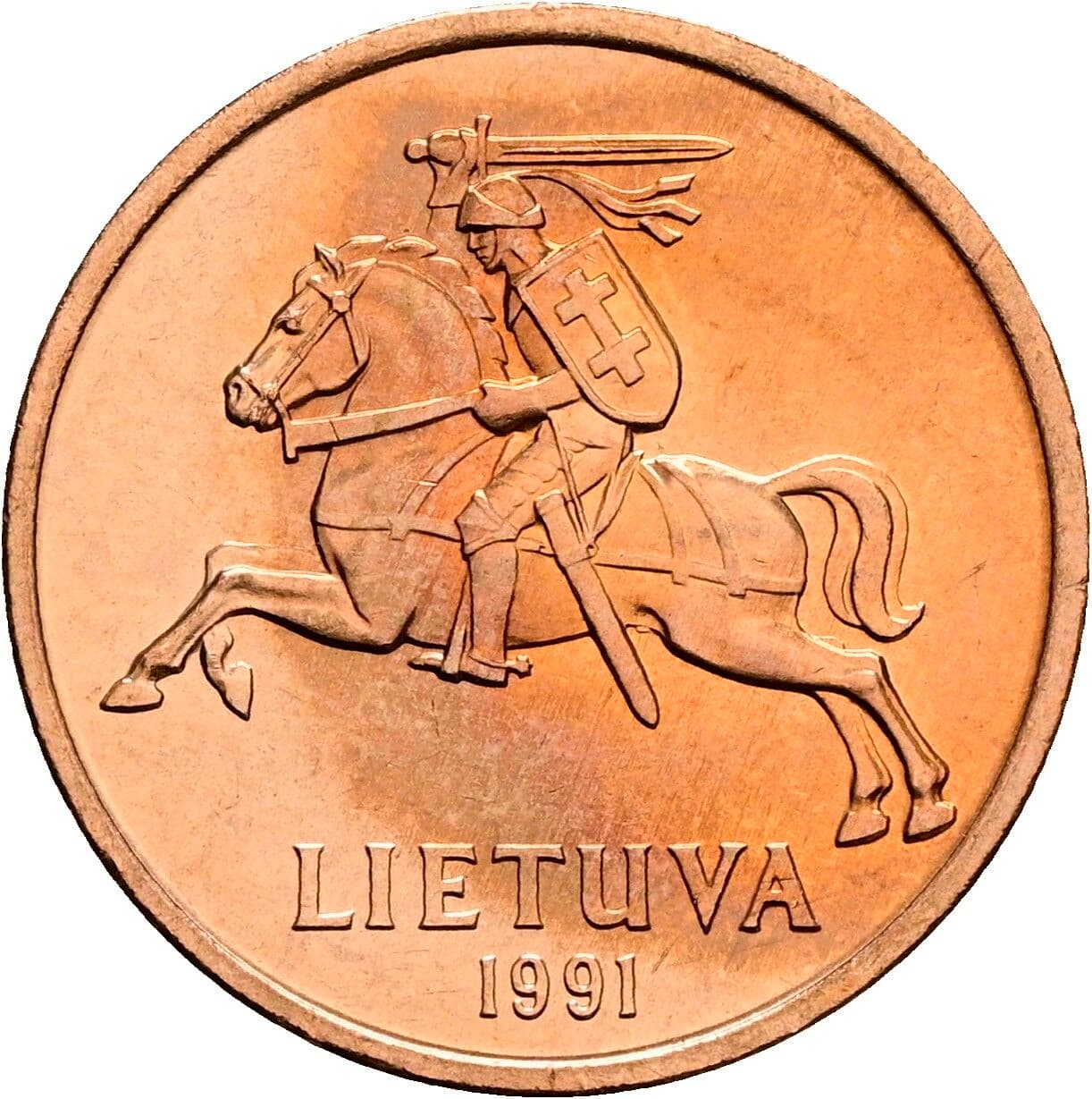 50 Centu 1991 – Rückseite